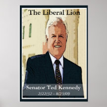 Poster conmemorativo de Edward Kennedy