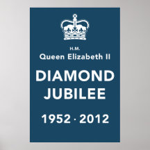 Poster conmemorativo del jubileo de diamante