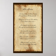"Poster conmemorativo del pergamino del poema del 