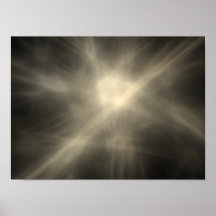 Poster cósmico de la estrella de la ráfaga de plat