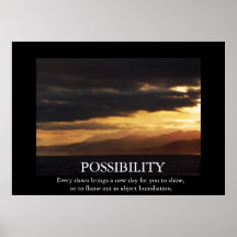 Poster costero de la De-motivación de la posibilid