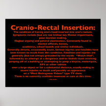 Poster Cranio-Rectal de la inserción