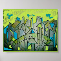 poster Cubista-inspirado