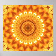 Poster curativo de la mandala de la energía