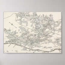 Poster de 1904 mapas