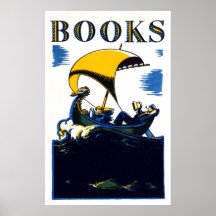 Poster de 1930 libros