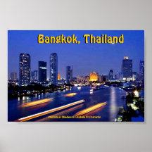 Poster de Bangkok, Tailandia por Mojisola un Gbada