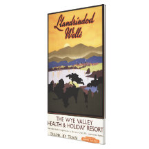 Poster de British Rail del centro turístico del va Impresion En Lona