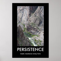 Poster de Demotivational de la persistencia