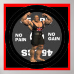 Poster de Gran Bretaña Powerlifter