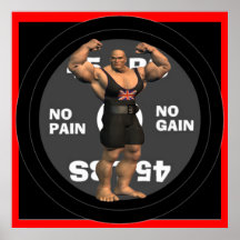 Poster de Gran Bretaña Powerlifter