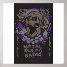 Poster de griterío del cráneo del regimiento de fu