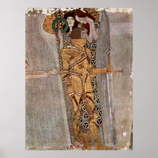 Poster de Gustavo Klimt Beethovenfries
