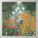 Poster de Gustavo Klimt Blumengarten
