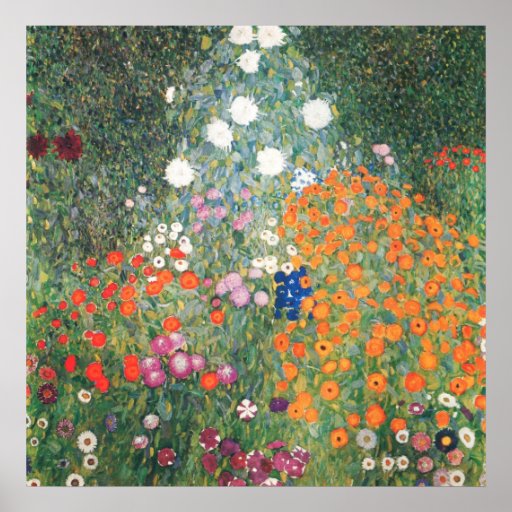 Poster de Gustavo Klimt Blumengarten