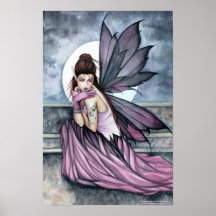 Poster de hadas gótico del arte por Molly Harrison