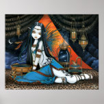 Poster de hadas sabio tribal celestial del ángel d