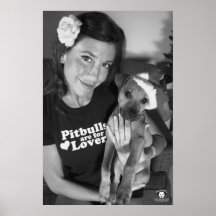 Poster de Jen y de Tink Chritmas - blanco y negro