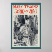 Poster de Juana de Arco de Mark Twain