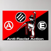 poster de la acción 5 del anti-racista