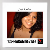 Poster de la banda de Sophia Ramírez