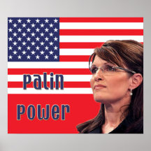 Poster de la bandera de los E.E.U.U. del poder de 