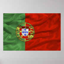 Poster de la bandera de Portugal