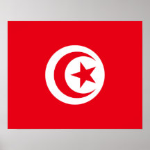 Poster de la bandera de Túnez
