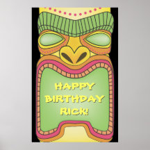 Poster de la bandera del Bbq del cumpleaños del te