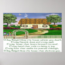 Poster de la bendición de la casa