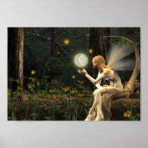 Poster de la bola de la luz de hadas