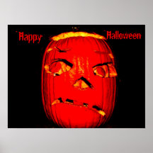 POSTER DE LA CALABAZA DE SPOOKEY HALLOWEEN