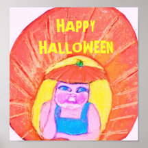 Poster de la CALABAZA PEAKER de HALLOWEEN LIL