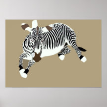 Poster de la cebra de Grevy