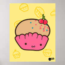 Poster de la cereza de la magdalena