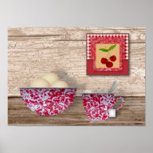 Poster de la cocina del país