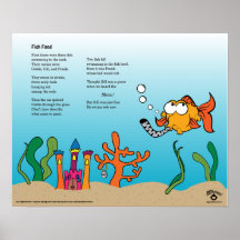 "Poster de la comida de pescados"