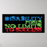 Poster de la conciencia de la incapacidad