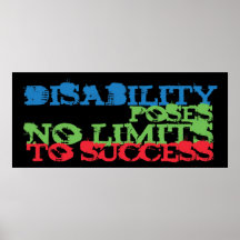 Poster de la conciencia de la incapacidad