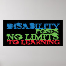 Poster de la conciencia de la incapacidad