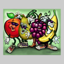 Poster de la cuadrilla de la fruta posters