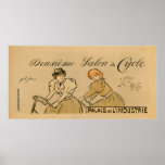Poster de la demostración de la bicicleta de París