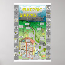 poster de la descarga eléctrica de los hunkin de t