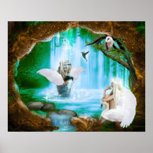 Poster de la ducha del ángel
