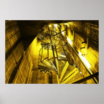 Poster de la escalera espiral