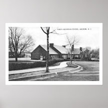 Poster de la escuela del sur CA 1936 de la montaña