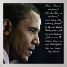 Poster de la esperanza de Barack Obama