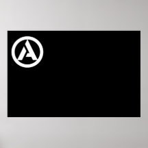 poster de la esquina de la bandera negra del círcu