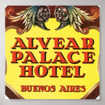 Poster de la etiqueta de Hotal Buenos Aires del pa
