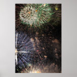 Poster de la exhibición de los fuegos artificiales